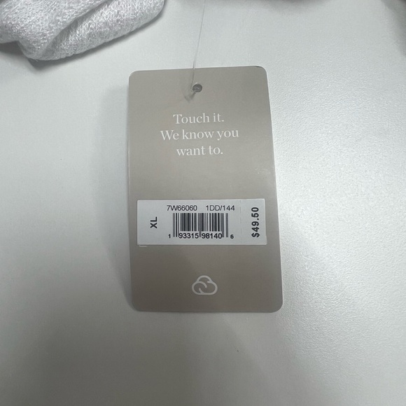 NWT Lucky Brand Ruffle Cinched V-Neck Long Sleeve Top - Picture 9 of 9